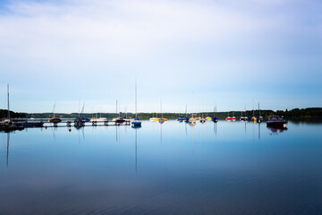 wörth lake in summer, near by munich