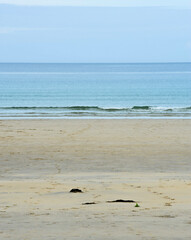beach surf and sea Hayle St Ives Bay Cornwall