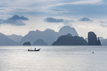 Fishing off Koh Yao Noi, Koh Yao Yai, Phuket, Thailand