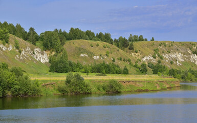Panorama of the Sylva River Valley and the Gray Stone Mountain
