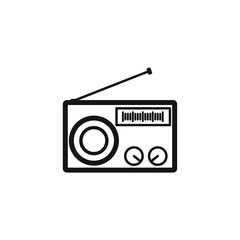 Radio icons symbol vector elements for infographic web