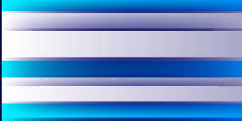 Simple light blue white contrast stripe abstract presentation background on dark blue background