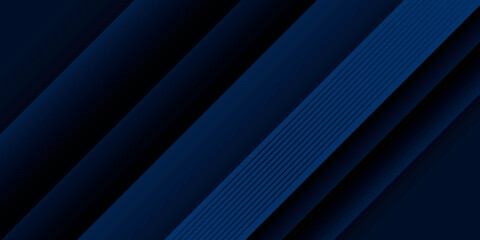 Obraz premium Abstract dark blue black diagonal overlap background 
