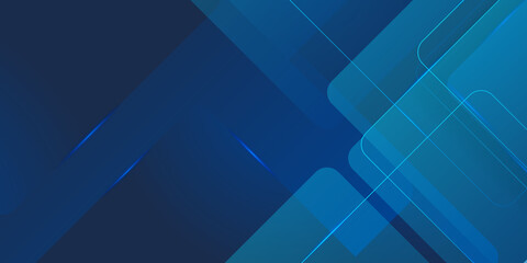 Dynamic lines abstract background. 3D shadow effects and fluid gradients. Modern overlapping forms. Blue presentation business corporate background