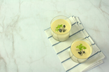 Vichyssoise - a traditional French soup