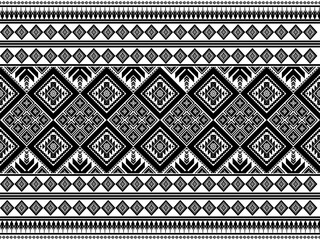 Pattern ethnic seamless pattern. Seamless ethnic handmade with stripes vector illustration for design.Geometric shapes aztec, carpet design.
