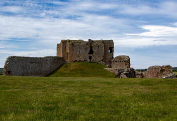 Spectacular ruins of Duffus Castle Gallery 2021 Scotland