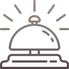 reception gradient icon