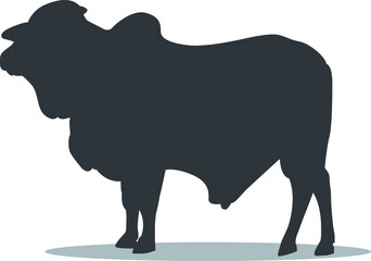 illustration of a bull vector stock images