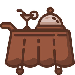 room service Two Tone icon