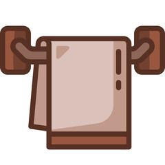 towel Two Tone icon