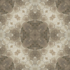 Abstract Symmetric Creative Illustration Of Kaleidoscope Decoration Mosaic. The Background Mosaic. Abstract Pattern. - 443216265