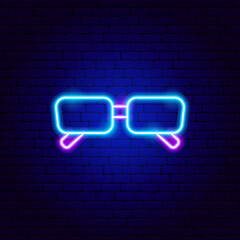 Glasses Neon Sign