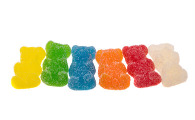 gummy candy isolated