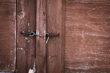 old wooden door