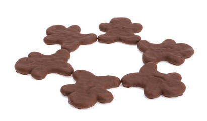 chocolate ginger man isolated