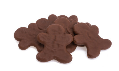 chocolate ginger man isolated
