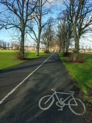 bicycle in the park
