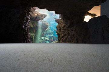 海、洞窟、深海、サマータイム