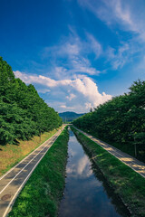 하천이 있는 풍경