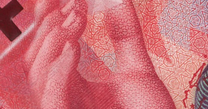 Loopable: Random panning on Swiss Franc bill.