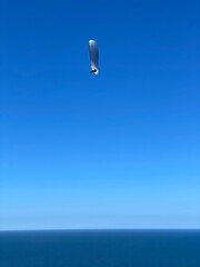 parachute in the sky