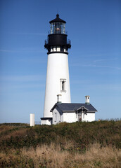 Yaquina Head lighthouse, Newport Beach Oregon USA
