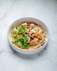 Sausage and mushroom stew