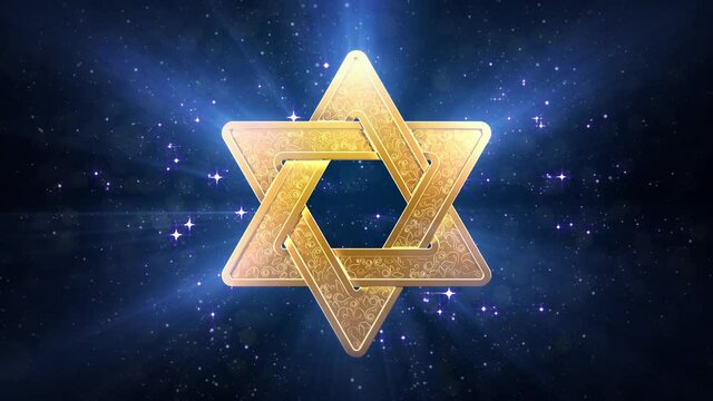 ornamental lighting star of david - Israel traditional symbol