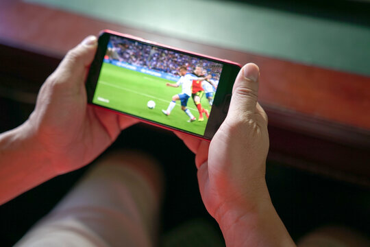 Watching Football Phone Images – Browse 2,467 Stock Photos, Vectors, and  Video | Adobe Stock