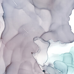 Clouds Macro. Oil Flow Grunge Wall. Silk Airy