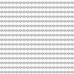 Black lace and white backround. Vector.