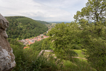 Vue sur la plaine et les villages