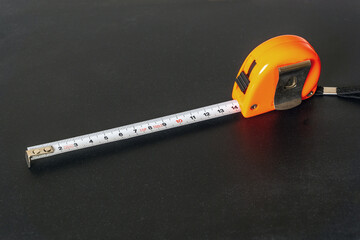 orange measuring tape
