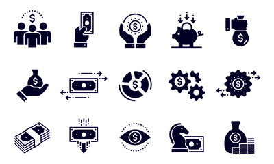 Finance Icons vector design 