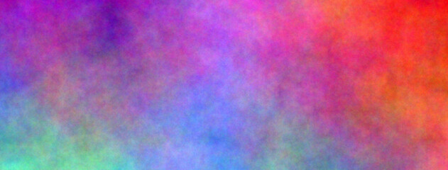 Blue, orange, purple. Banner abstract background. Blurry color spectrum, texture background. Rainbow colors. Vivid colors spectrum background.