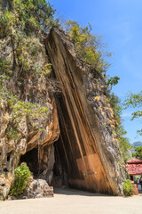 Khao Phing Kan on island near Khao Tapu or James Bond, famous tourist destination in Ao Phang-Nga...