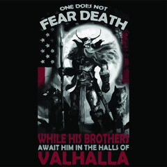 american viking in the halls of valhalla wo artpique design vector illustration for use in design and print poster canvas