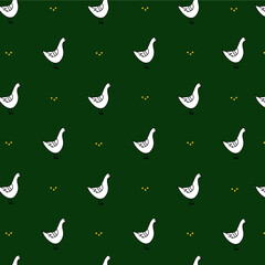 Seamless pattern with birds | Vector Illustration of Dove | Dove Background Pattern