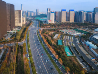 Jinan modern city architectural landscape