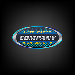 Vector automotive, automotive car badge logo . Signs and labels.