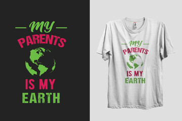 Parents day vector t shirt design.