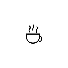 Mug And Glass Icon Vector Illustration.Coffee and Tea cup icon