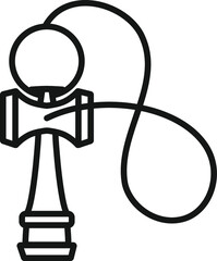 Kendama icon , vector illustration
