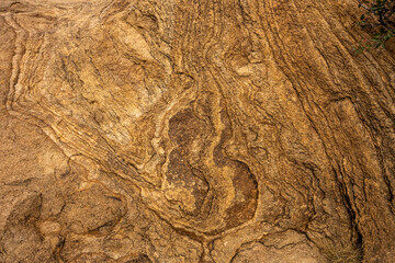 Swirling Textures and Layers of Rock