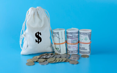 Saving Concept Money and Coins