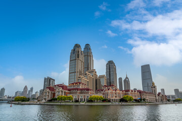 Fototapeta premium China's Tianjin City Architecture Landscape
