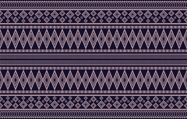 Geometric oriental tribal ethnic pattern traditional background Design for carpet,wallpaper,clothing,wrapping,batik,fabric,Vector illustration embroidery style.