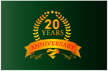 20 years anniversary new logo design