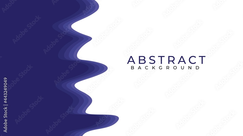 Poster background abstract blue gradient wave. modern landing page concept